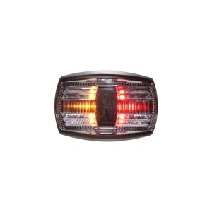 LUCIDITY 9-32V RED/AMBER SIDE MARKER LIGHT WITH CLEAR LENS