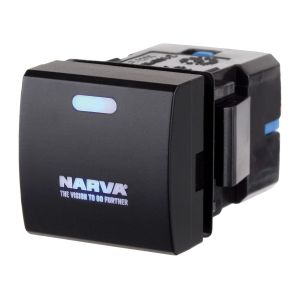 Narva 12V Blue LED On/Off Toyota Oe Style Push Switch (Blister Pack Of 1) 