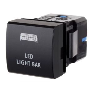 Narva 12V Blue LED Light Bar Toyota Oe Style Push Button Switch (Blister Pack Of 1) 