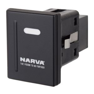 Narva 12V Blue LED On/Off Vw Amarok Oe Style Push Push Button Switch (Blister Pack Of 1) 