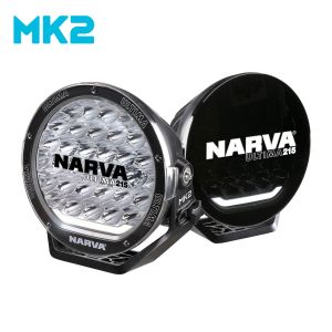 Narva 9-33V Black Ultima 215 Mk2 LED Driving Light Kit 