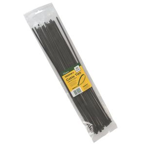 Tridon 400mm X 5mm Black Cable Tie (Pack Of 25)  