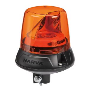 Narva 12-24V LED Amber Pole Mount Rotating Beacon  