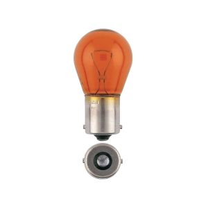 Narva 12V 21W BA15S Amber Globe (Blister Pack Of 2)