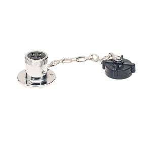 Hella 4 Pin Polarised Chrome Socket  