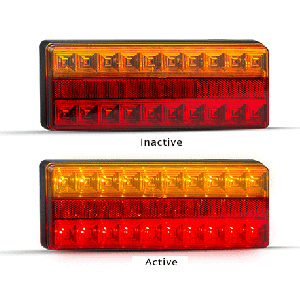 LED 12V Combination Tailight (275 X 100 X 22mm)  