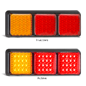 LED 12-24V Combination Tailight (284 X 100 X 27mm)  