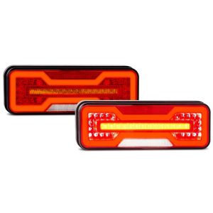 LED 10-30V Combination Tailight With Reverse Light & Sequential Indicator (Blister Pack Of 2) 