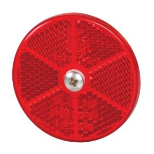 Hella 60mm Screw Mount Red Reflector