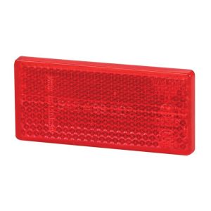 Hella 70mm X 32mm Red Self Adhesive Reflector (Blister Pack Of 1)