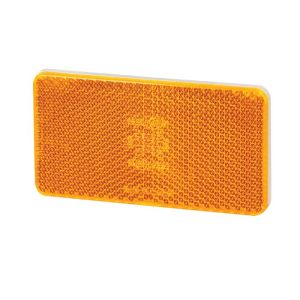 Hella 105mm X 55mm Amber Self Adhesive Reflector