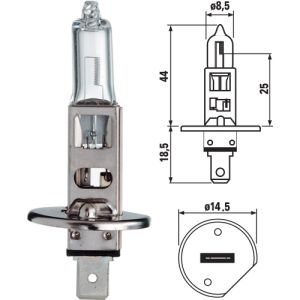 Tungsram 12V 100W H1 QH Globe