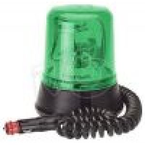 Narva Optimax 12-24V Green Rotating Beacon With Magnetic Base