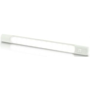HELLAMARINE 12V WHITE LED STRIP LIGHT WITH ON/OFF SWITCH (283 X 25 X 11mm)