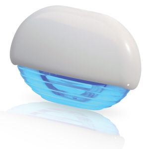 Hella 12-24V Blue LED Step Light With White Housing 