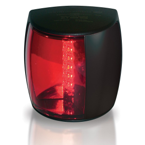 HELLA MARINE NAVILED PRO 3NM PORT LIGHT WITH BLACK HOUSING
