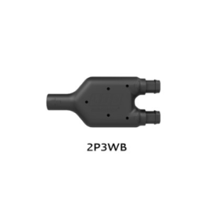 LED 2 Core Harness 3 Way Joiner/Splitter Plug  