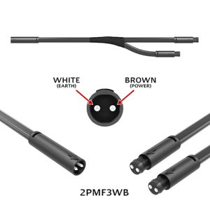 LED SOFT 2 CORE CABLE SPLITTER