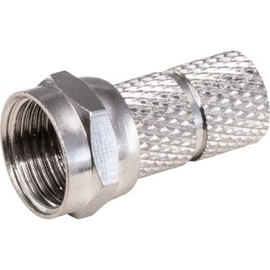 "F" Twist On Plug To Suit Rg59 Coax Cable  
