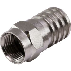 "F" Crimp Plug To Suit Rg6/Rg6Q Coax Cable  