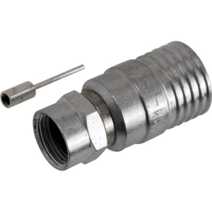 "F" CRIMP PLUG TO SUIT RG11 COAX CABLE