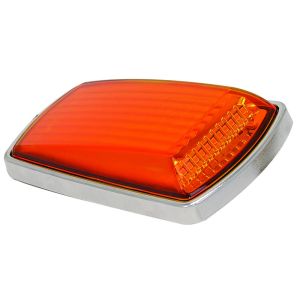 LED 9-33V Cat 6 Side Direction Indicator Light With Chrome Bracket (150 X 88 X 30mm)