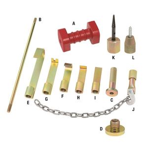 TOLEDO SLIDE HAMMER DENT REMOVAL SET