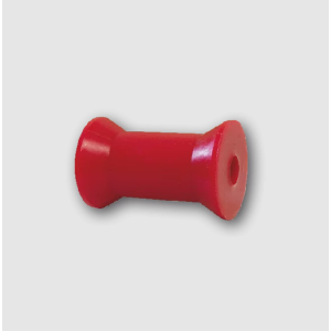 Ark 4" Red Soft Poly Keel Roller  