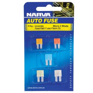 Narva Standard Ats Blade Fuse Assortment (Blister Pack Of 5)
