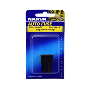 Narva 80 Amp Female Plug In Fusible Link (Blister Pack Of 1)