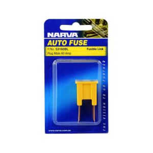 Narva 60 Amp Male Plug In Fusible Link (Blister Pack Of 1)