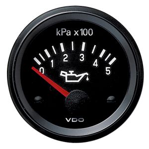 VDO 12V 52mm 500 Kpa Oil Pressure Gauge  