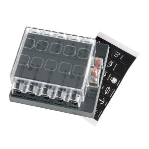 Narva 10 Way Fuse Block With Transparent Cover