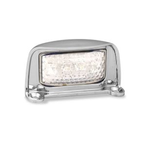 LED 12-24V Number Plate Light With Chrome Housing