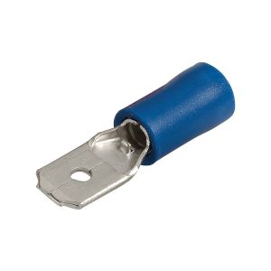 Narva Blue 6.3mm Male Blade Crimp Terminal (Blister Pack Of 14)