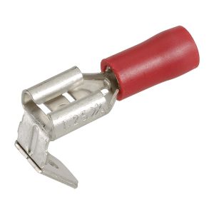 Narva Red 6.3mm Piggy Back Crimp Terminal (Blister Pack Of 10)