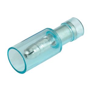Narva High Temp Blue Male Bullet Crimp Terminal (Blister Pack Of 12)