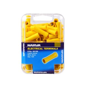 Narva Yellow Joiner Crimp Terminal (Pack Of 100)
