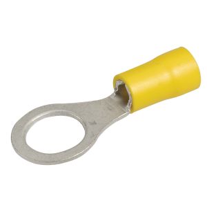 Narva Yellow 9.5mm Eye Crimp Terminal (Blister Pack Of 10)