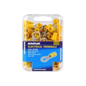 Narva Ring Term Yellow 9.5mm