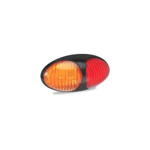 LED 12-24V Red/Amber Side Marker Light (70 X 36 X 20mm) 