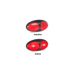 LED 12-24V Red Rear End Outline Marker Light (Blister Pack Of 1) 