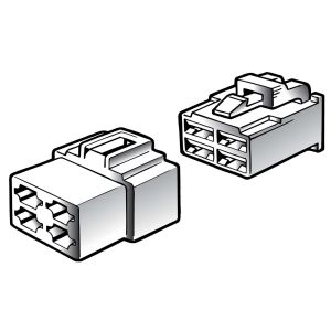 Narva 20 Amp 4 Pin Complete Connector Kit (Blister Pack Of 1) 