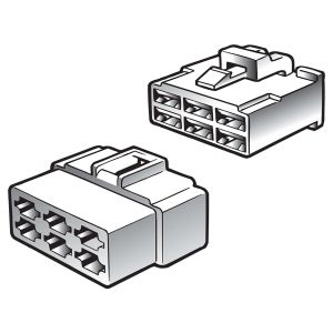 Narva 20 Amp 8 Pin Complete Connector Kit (Blister Pack Of 1) 