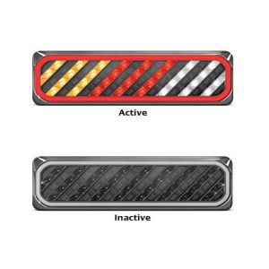 LED 12-24V Rh Monochrome Combination Tailight With Reverse (387 X 105 X 31mm) 