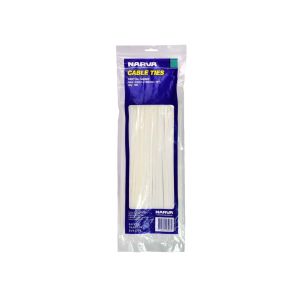 Narva 300mm X 4.8mm White Cable Tie (Pack Of 100)