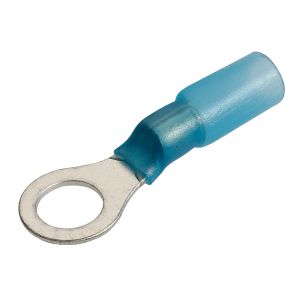 Narva Blue 6.3mm Eye Adhesive Lined Heatshrink Terminal (Pack Of 50)