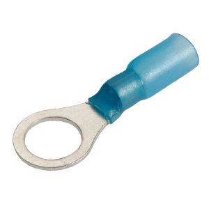 Narva Blue 8mm Eye Adhesive Lined Heatshrink Terminal (Pack Of 50)