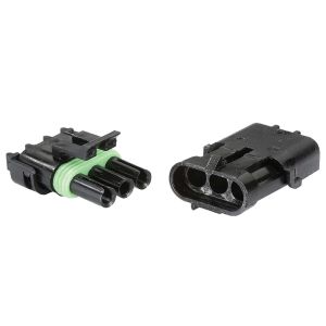 Narva 20 Amp 3 Pin Complete Waterproof Connector Kit (Blister Pack Of 1) 