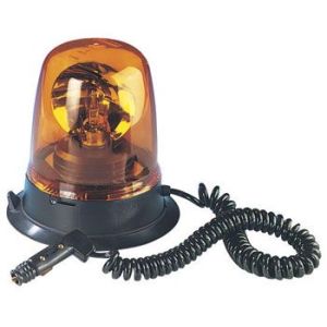 Britax 12-24V Amber Rotating Beacon With Suction Magnetic Base